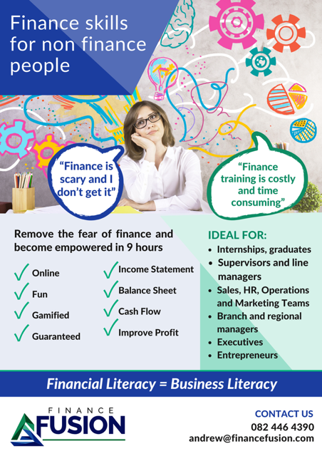 Finance Fusion | Courses 2024: Finance For Non-Finance Teams - Learn Accounting / Financial Education / Online Financial Class, Course, Training / Gamified App